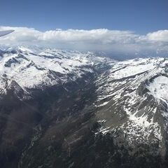 Flugwegposition um 13:29:21: Aufgenommen in der Nähe von Gemeinde Malta, Österreich in 3306 Meter